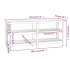 Banco de trabajo madera maciza de pino marrón miel 181x50x80