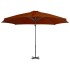 Sombrilla voladiza con palo de aluminio terracota 300
