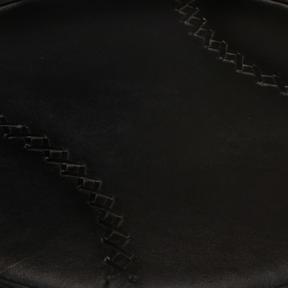 Taburetes de cocina 2 uds piel de cabra auténtica