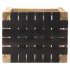 Taburetes de cocina 2 unidades cuero auténtico negro 75