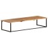 Perchero con borde natural madera maciza de acacia 100x35x22
