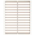 Estructura de cama madera maciza blanco 120x200