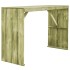 Mesa de bar de madera de pino impregnada 170x60x110