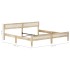 Estructura de cama de madera maciza de mango 200