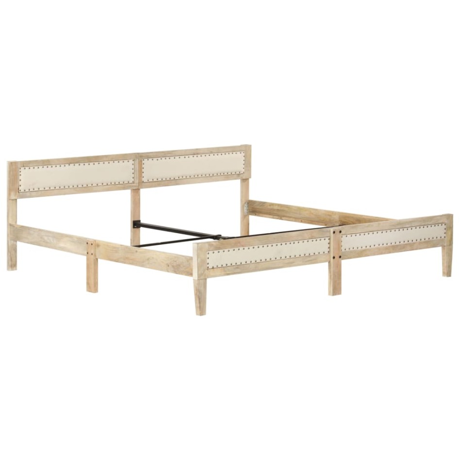 Estructura de cama de madera maciza de mango 200