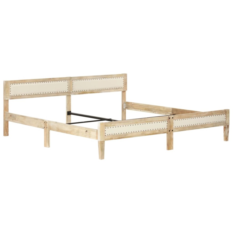 Estructura de cama de madera maciza de mango 200
