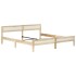 Estructura de cama de madera maciza de mango 200
