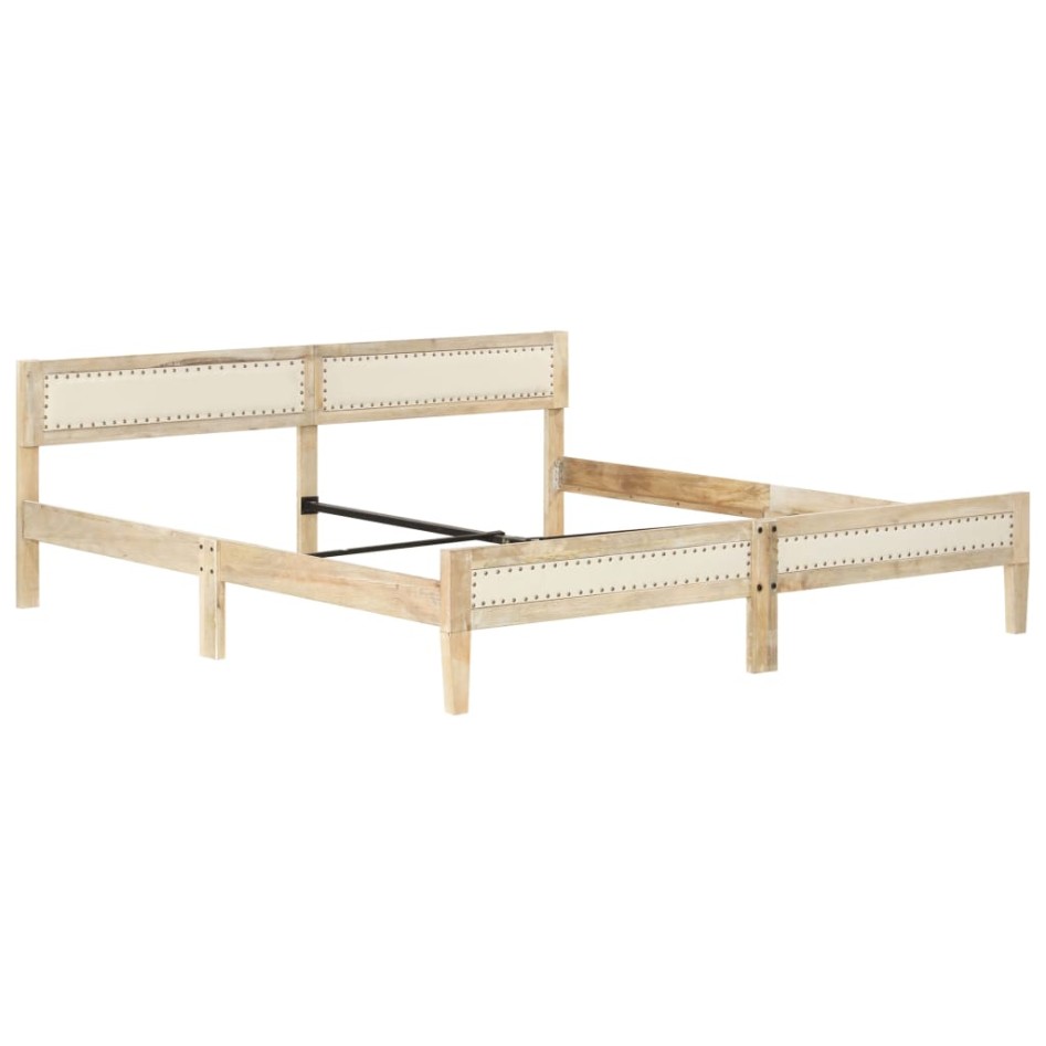 Estructura de cama de madera maciza de mango 200