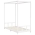 Estructura de cama para niños madera de pino blanco 90x190