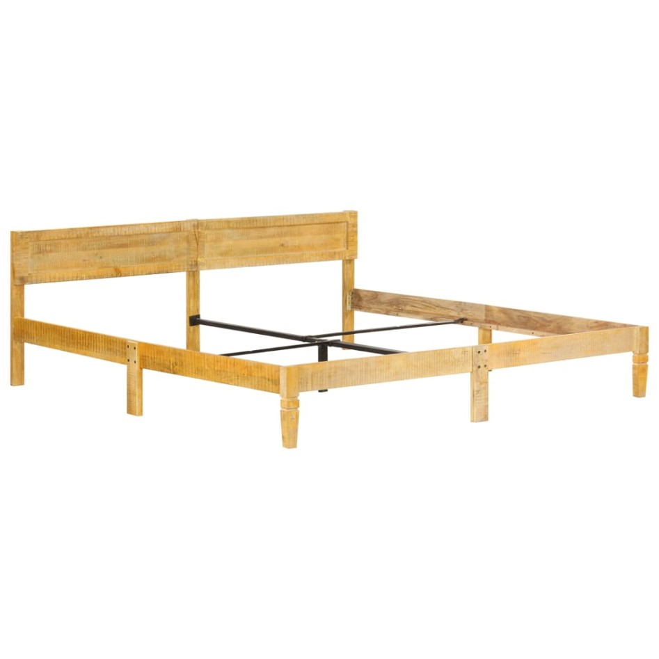 Estructura de cama de madera maciza de mango 200