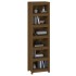 Estantería madera maciza de pino marrón miel 50x35x183