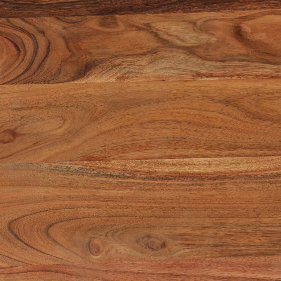 Mesa de centro de madera maciza 88x50x38