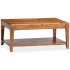 Mesa de centro de madera maciza 88x50x38