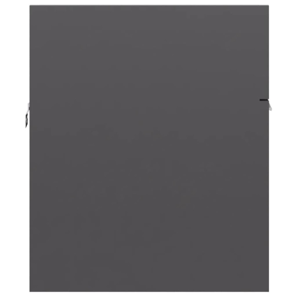 Mueble con lavabo madera de ingeniería gris