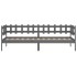 Sofá cama madera maciza de pino gris 90x200