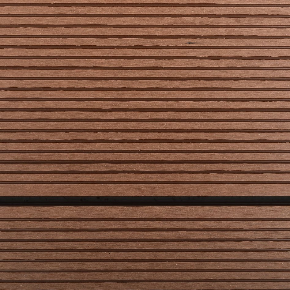 Plato de ducha de jardín WPC acero inoxidable marrón 110x62