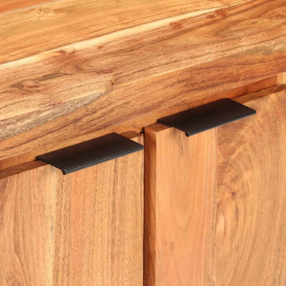 Aparador de madera maciza de acacia 59x33x75