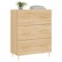 Aparador de madera de ingeniería roble Sonoma 69,5x34x90