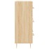 Aparador de madera de ingeniería roble Sonoma 69,5x34x90