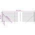 Cerca de alambre de acero galvanizado gris antracita 2,2x25
