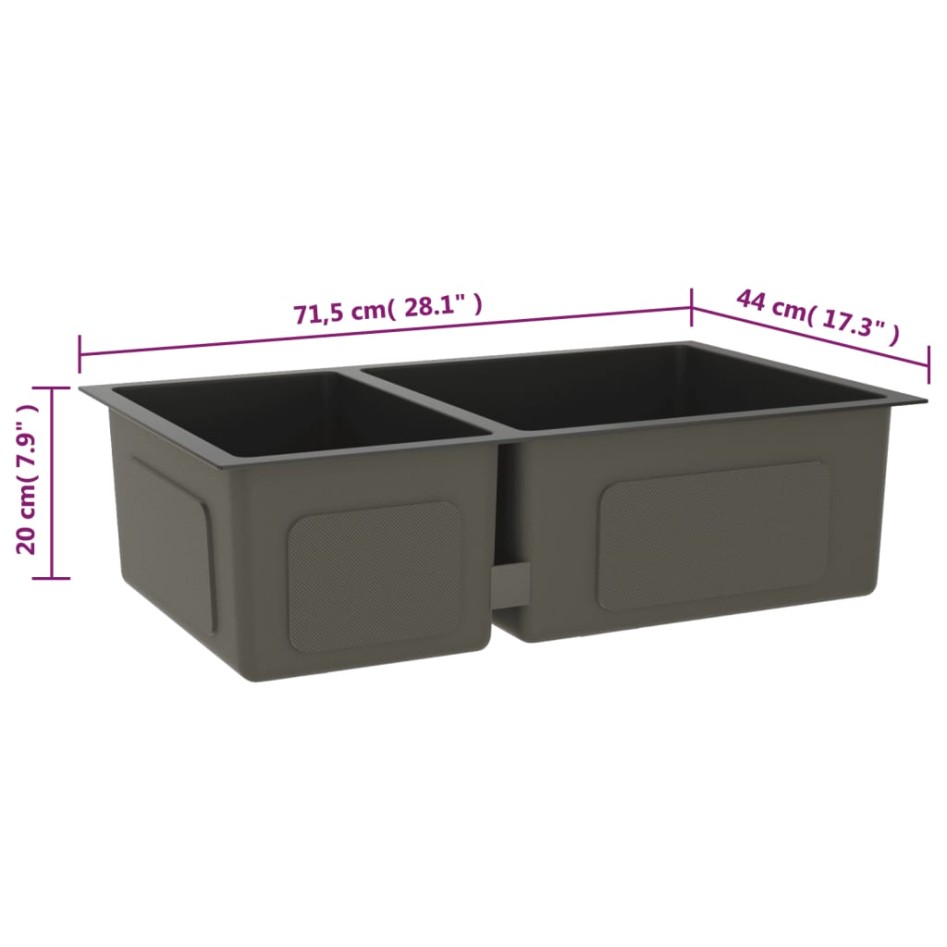 Fregadero de cocina de acero