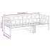 Sofá cama de madera maciza de pino gris 90x200