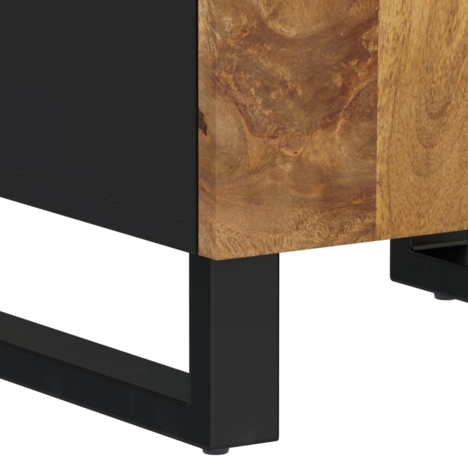 Mueble de baño madera maciza de mango 38x33x160