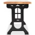 Mesa de salón comedor en madera maciza de abeto 122x65x82