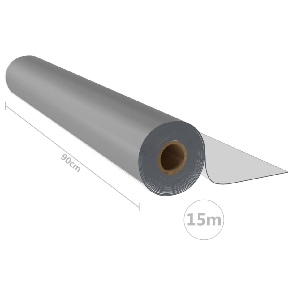Rollo de protector de mesa PVC mate 0,9x15 m 2