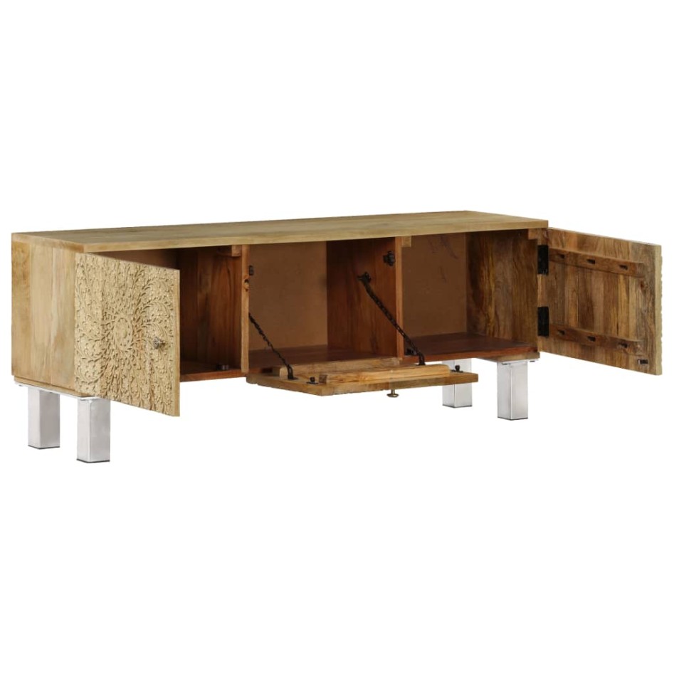 Mueble para TV de madera maciza de mango 118x30x45