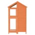 Casita para pájaros madera maciza pino marrón 97x81x152