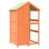 Casita para pájaros madera maciza pino marrón 97x81x152