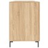 Escritorio madera de ingeniería roble Sonoma 140x50x75