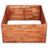 Arriate de madera de acacia 100x100x50