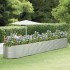 Jardinera de acero recubrimiento en polvo gris 554x100x68