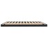 Estructura de cama de madera maciza de pino negro 200x200