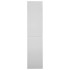 Armario oficina puerta corredera acero gris claro 90x40x180