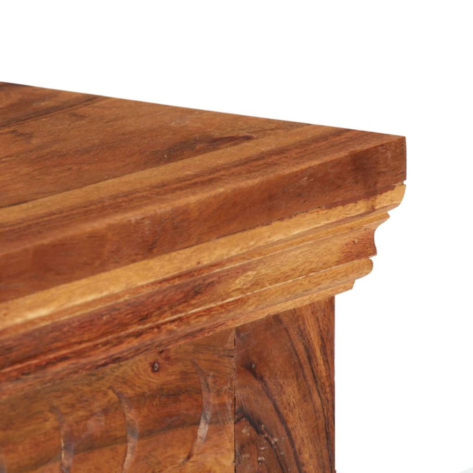 Aparador de madera maciza de acacia 63x30x75