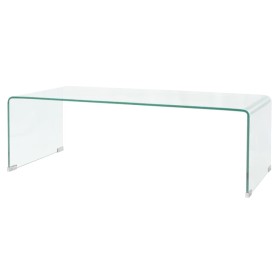 Mesa de centro vidrio templado 98x45x30 cm