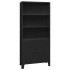 Estantería industrial acero negro 80x32x180
