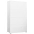Armario archivador de acero blanco 90x46x164