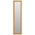 Espejo de pared con estantes madera de teca maciza 30x30x120