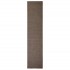 Alfombra de sisal natural marrón 80x350