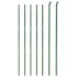 Cerca de alambre de acero galvanizado verde 2x10