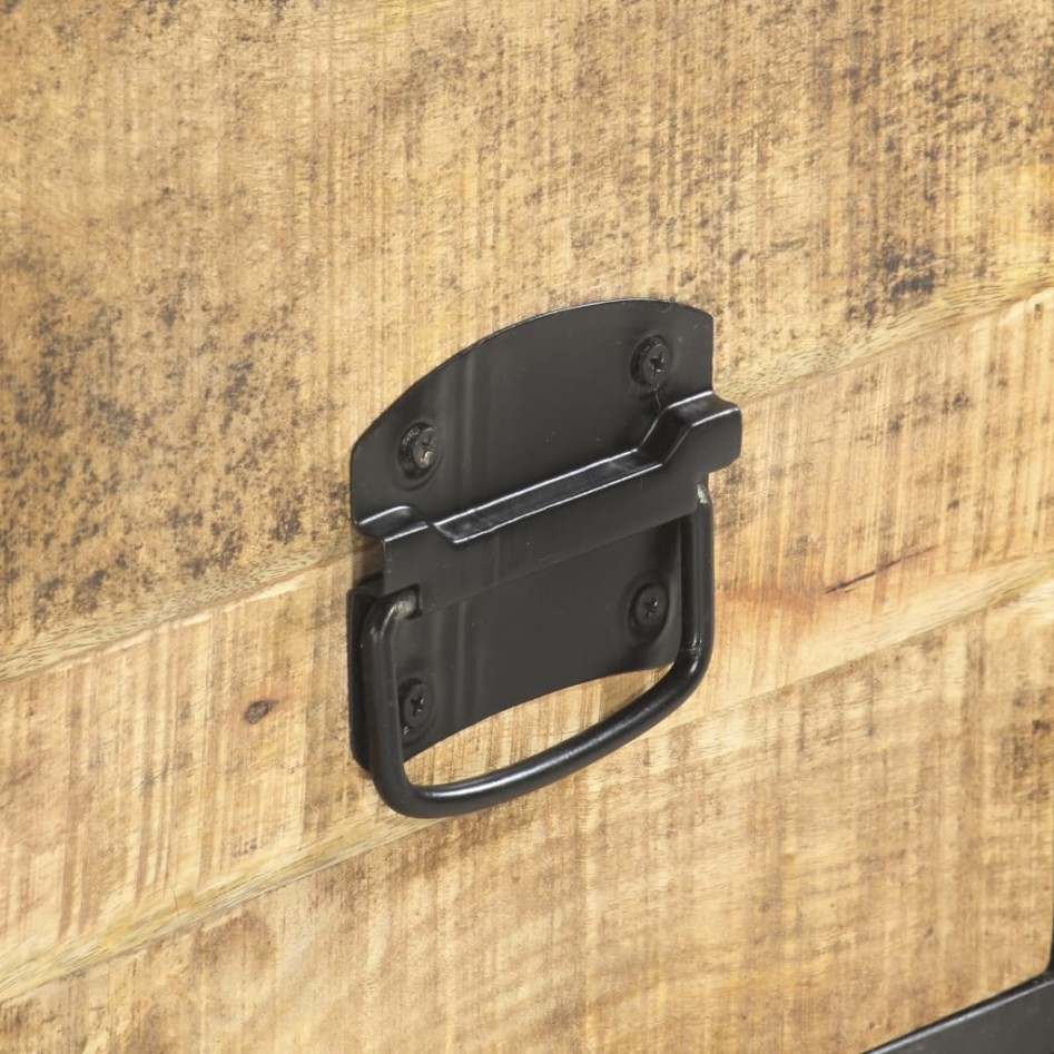 Mueble de TV de madera maciza de mango 130x30x39