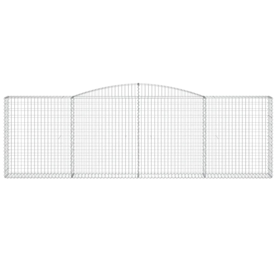 Cesta gaviones forma arco hierro galvanizado 400x30x120/140