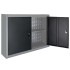 Armario de herramientas de pared industrial metal gris y