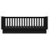 Sofá cama madera maciza de pino negro 90x200