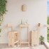 Taburetes de cocina 2 uds madera maciza pino 40x48,5x115,5