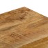 Mesa de centro madera maciza de mango y acero 100x50x35